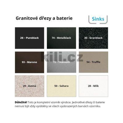 Set d�ez Ultima 790 3 1/2� Granblack 30 + baterie Elasta �ern� mat