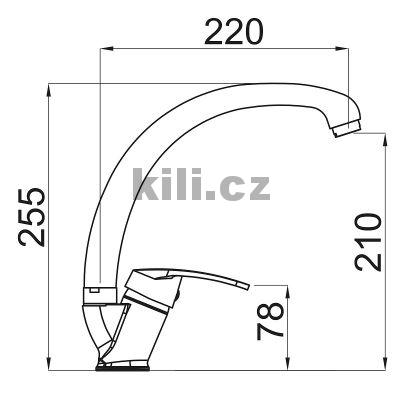 Baterie Evera chrom lesk
