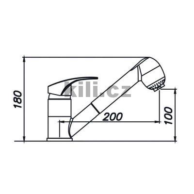 Baterie LEGENDA S Sahara 50 se sprchou