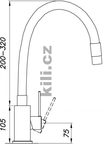 Baterie FLEXIA chrom lesk/�ern�