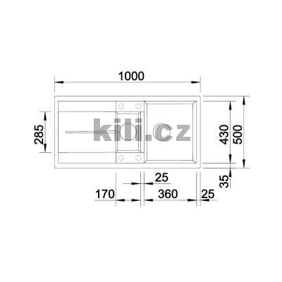 D�ez Metra 6 S 3 1/2" antracit