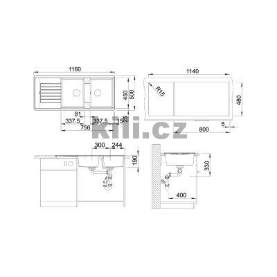 D�ez Zia 8 S 31/2" antracit, oto�n� horn�