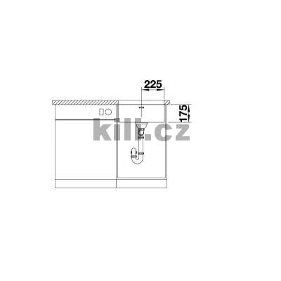 D�ez Supra 450-U, 3 1/2"nerez kart��ovan�, spodn�