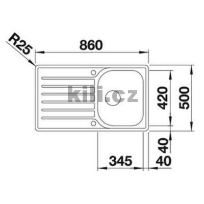 D�ez Lantos 45 S-IF, 3 1/2" Salto nerez kart��ovan� s excentrem