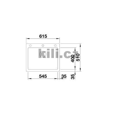 D�ez Pleon 6, 3 1/2" �ed� sk�la, horn�, InFino bez excentru