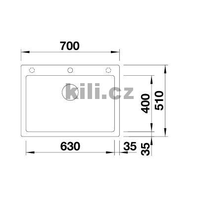 D�ez Pleon 8, 3 1/2"antracit, horn�