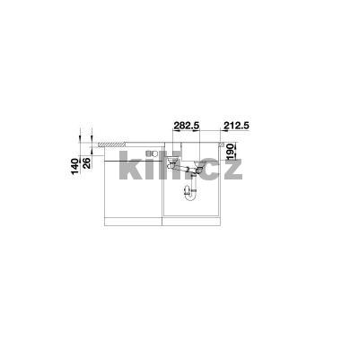 D�ez Collectis 6 S 3 1/2" antracit, lev� odkap, excentrick� ovl�d�n�