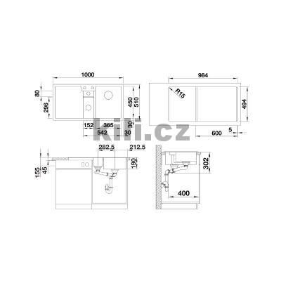 D�ez Collectis 6 S 3 1/2" �ed� sk�la, lev� odkap, excentrick� ovl�d�n�
