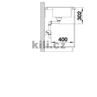 D�ez Zenar XL 6 S Compact, 3 1/2"b�l�, vana vpravo, horn�