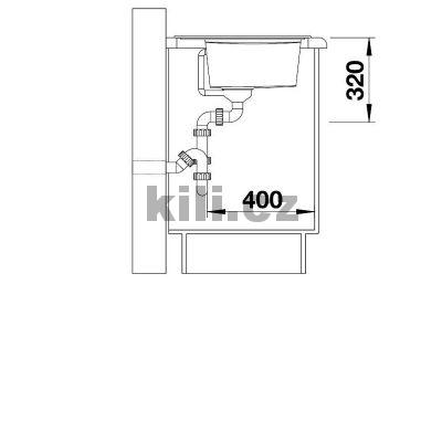 D�ez Zenar 45 S 3 1/2" �ed� sk�la, lev�, horn�
