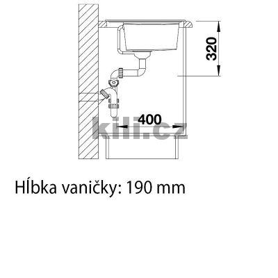 D�ez Zenar XL 6 S, 3 1/2"antracit, vana vlevo, horn�, s excentrem