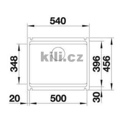 D�ez Etagon 500-U InFino 3 1/2" keramika z��iv� b�l� leskl�, spodn�