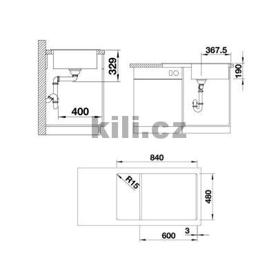D�ez Legra XL 6 S 3 1/2", horn� oto�n�, �ed� vulk�n