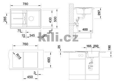 D�ez Blanco METRA 45 S 3 1/2" �ed� vulk�n, bez excentru