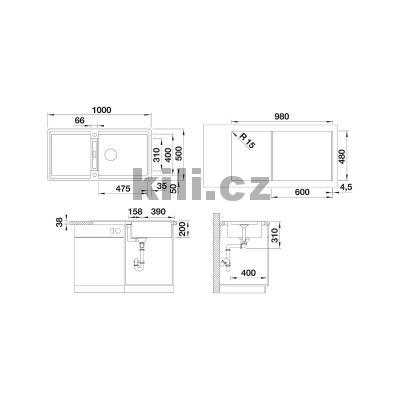 D�ez ADIRA XL 6 S �ern� s m��kou, horn�, oto�n�