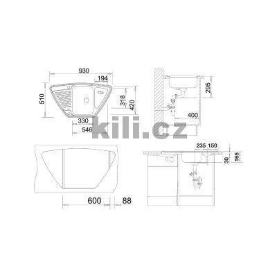 SET 06-C 25 D�ez TIPO 9 E 3 1/2" nerez p��rodn� lesk + baterie Kano-S Chrom