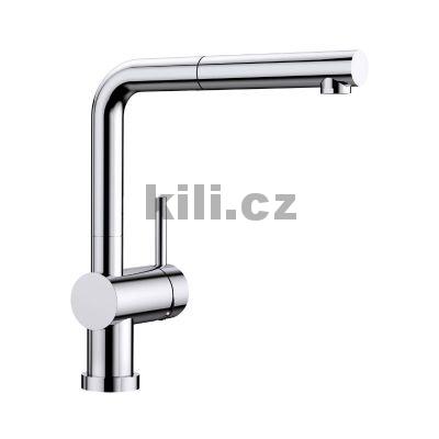 Baterie Linus-S-F chrom, s vytahovac� koncovkou, sklopn� pod okno