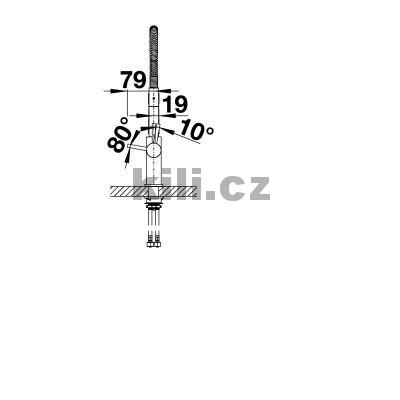 Baterie Catris S chrom se sprchou