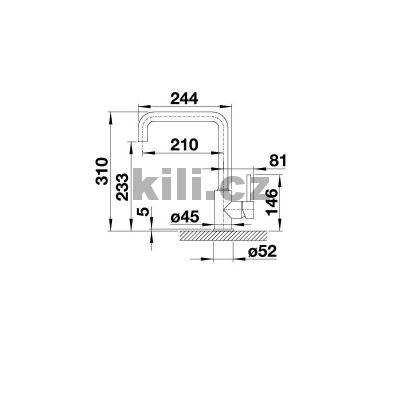 Baterie Mili antracit