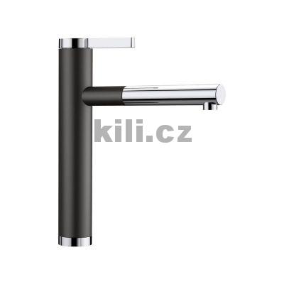 V�ce informac� o v�robku Baterie Linee - S �ern�/chrom se sprchou