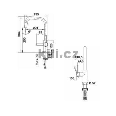 Baterie Jandora S nerez kart��ovan�, s vytahovac� koncovkou