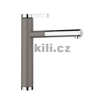 V�ce informac� o v�robku Baterie Linee - S �ed� vulk�n/chrom se sprchou