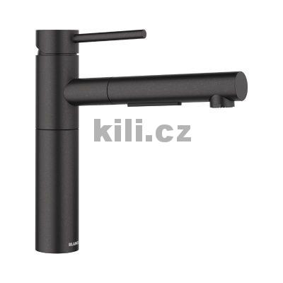 Baterie Alta-S II antracit, vytahovac� koncovka, sprcha/proud