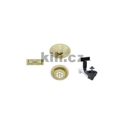 Odtokov� sada bez t�hla C- overflow, satin gold