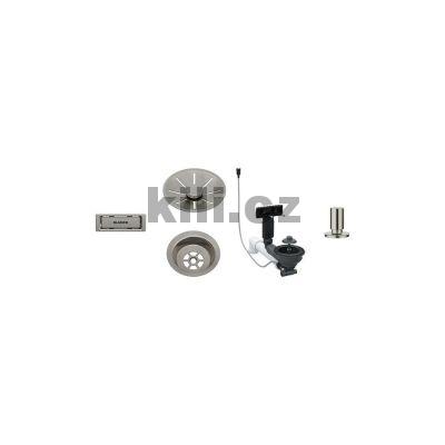 Odtokov� sada s t�hlem C- overflow, satin platinum