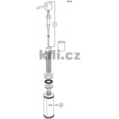 D�vkova� sapon�tu Lato imitace nerez UltraResist