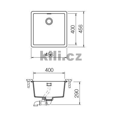 D�ez GREENWICH N-100, 3 1/2" Stone 88, bez odkapu, spodn�
