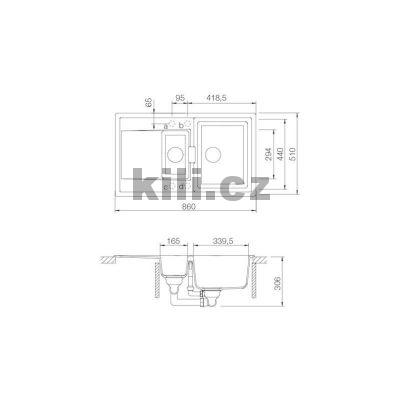 D�ez MONO D-150, 3 1/2" Silverstone 91, oto�n�, horn�