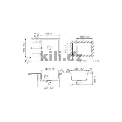 D�ez MANHATTAN D-100LS 3 1/2" Asphalt 43, oto�n�, horn�