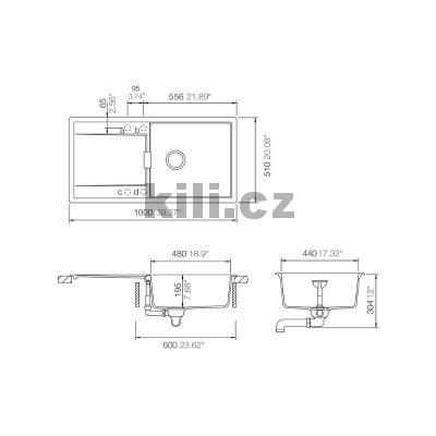 D�ez MONO D-100L 3 1/2"Twilight 76 oto�n�, horn�