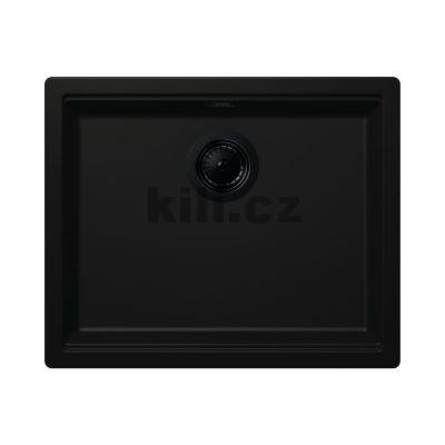 D�ez KIRUNA N-100L-U All black, 3 1/2" Night 75, bez odkapu, spodn�