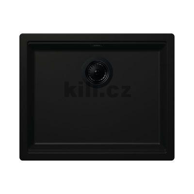 D�ez KIRUNA N-100L-A All Black, 3 1/2" Night 75, bez odkapu, horn�