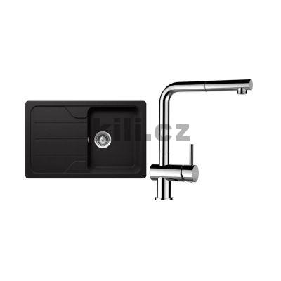 V�ce informac� o v�robku SET S28-9 FORMHAUS D-100S Nero 13 + baterie EPOS s vytahovac� koncovkou Chrom