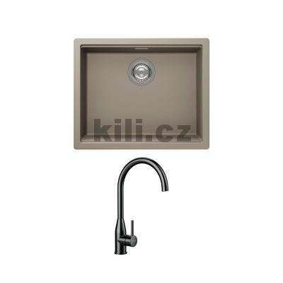 SET S32-10 KIRUNA N-100L spodn� mont� Twilight + baterie KAVUS s vytahovac� koncovkou Gunmetal brushed + p��slu�enstv� d�ezu v barv� baterie