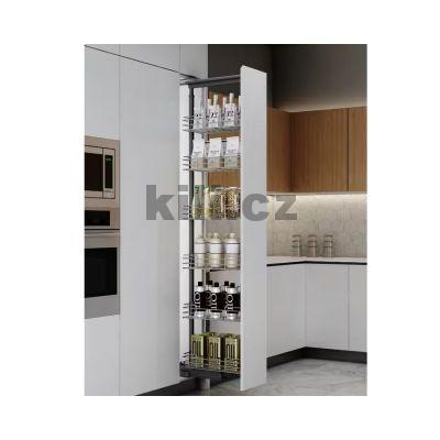 Potravinov� sk��� Wireli Komfort, 5 ko��, 400 mm, dr�t�n�, chrom, 1001208001