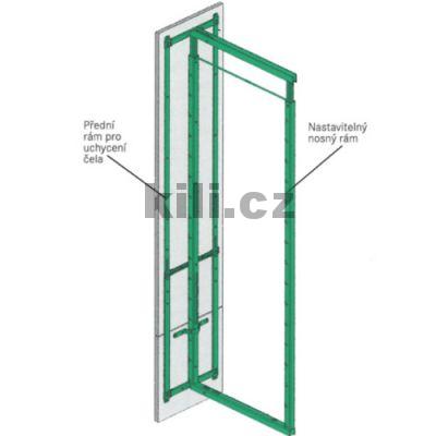 R�m Dispensa 1200-1600 mm, st��brn�