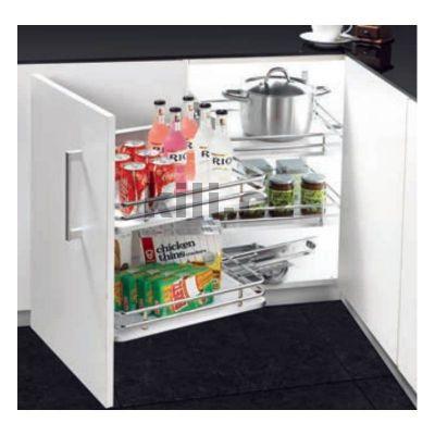 V�ce informac� o v�robku Slep� roh ELEGANCE s tlumen�m dotahem, pln� dno, prav�, chrom/b�l�, 1002996001