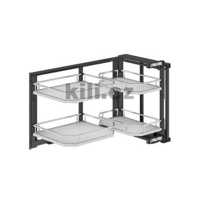 V�ce informac� o v�robku Slep� roh Wireli Elegance s tlumen�m dotahem, pln� dno, prav�, chrom/b�l�, 1002212201