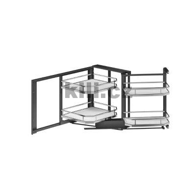 Slep� roh Wireli Elegance s tlumen�m dotahem, pln� dno, prav�, chrom/b�l�, 1002212201