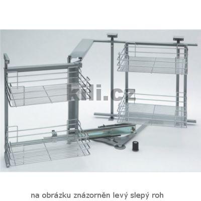 V�ce informac� o v�robku Slep� roh KOMFORT s tlumen�m dov�en�m, dr�t�n� dno, prav�, chrom 1002994001