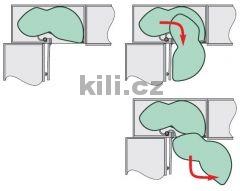 LeMans II Arena CLASSIC 600 prav� chrom/b�l� bez osy