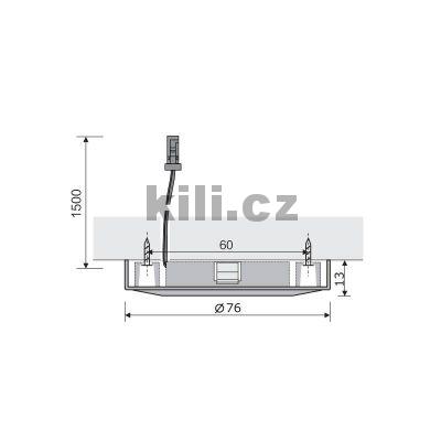 LED sv�tidlo bodov� LADA 1,5W, b�l�, neutr�ln� b�l�, 12V, 100 lm, JST-M, 3201727607