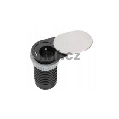 Elektro z�suvka ELIPSA st��brn� 1x z�suvka+1x USB-A, 3204049120