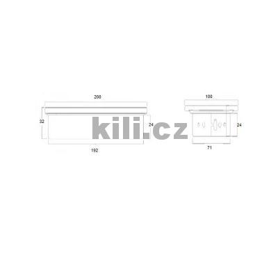 Elektro z�suvka MODUL st��brn� 2x z�suvka+2x USB-A, 3204053120
