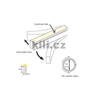 LED NEON 3x6 MM WIRELI WN b�l� neutr�ln� 24 V 9W 0,38A 260lm, 25 m, 3202332601