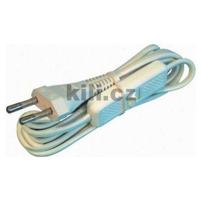 Kabel s vidlic� a vyp�na�em 230V �ern�, 2m 3205004601